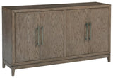 Chrestner Contemporary Dining Server with 2 Double Door Cabinets