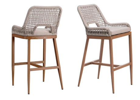 Outdoor Counter Height Bar Stool Chair Set