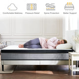 Queen Mattress, 14 Inch Hybrid Memory Foam Mattress