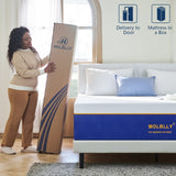 Queen Size Mattress, 12 Inch Cooling-Gel Memory Foam Mattress Bed in a Box