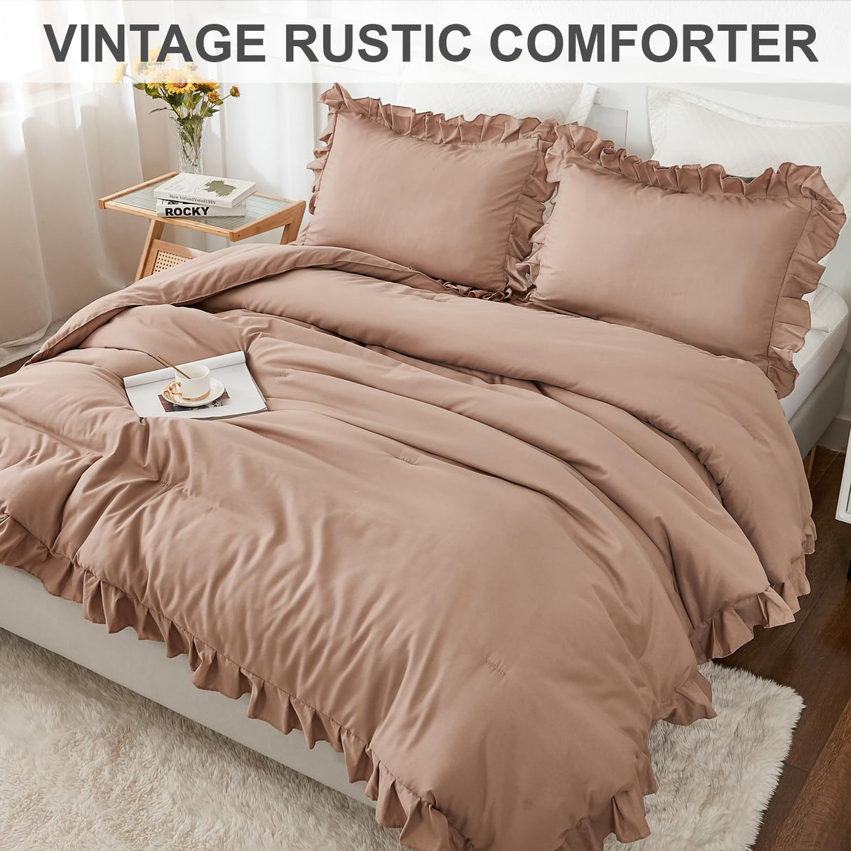 Taupe Full Size Comforter Set