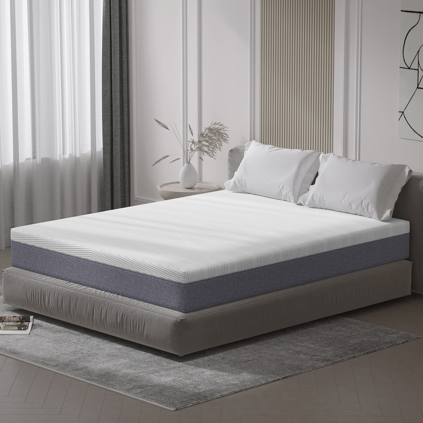 Hybrid Mattress Queen, 10 Inch Hybrid Mattress