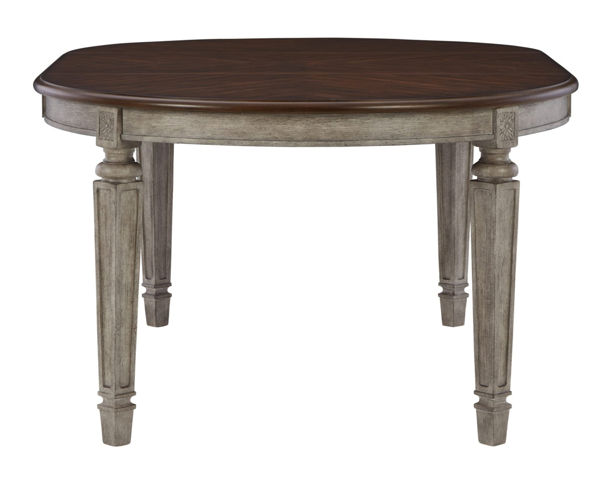 Londenbay Classic Farmhouse Oval Dining Room Extension Table