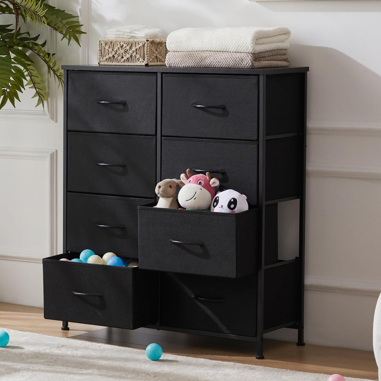 8 Drawers Dresser for Bedroom, Kids room Furniture, Tall Chest Tower