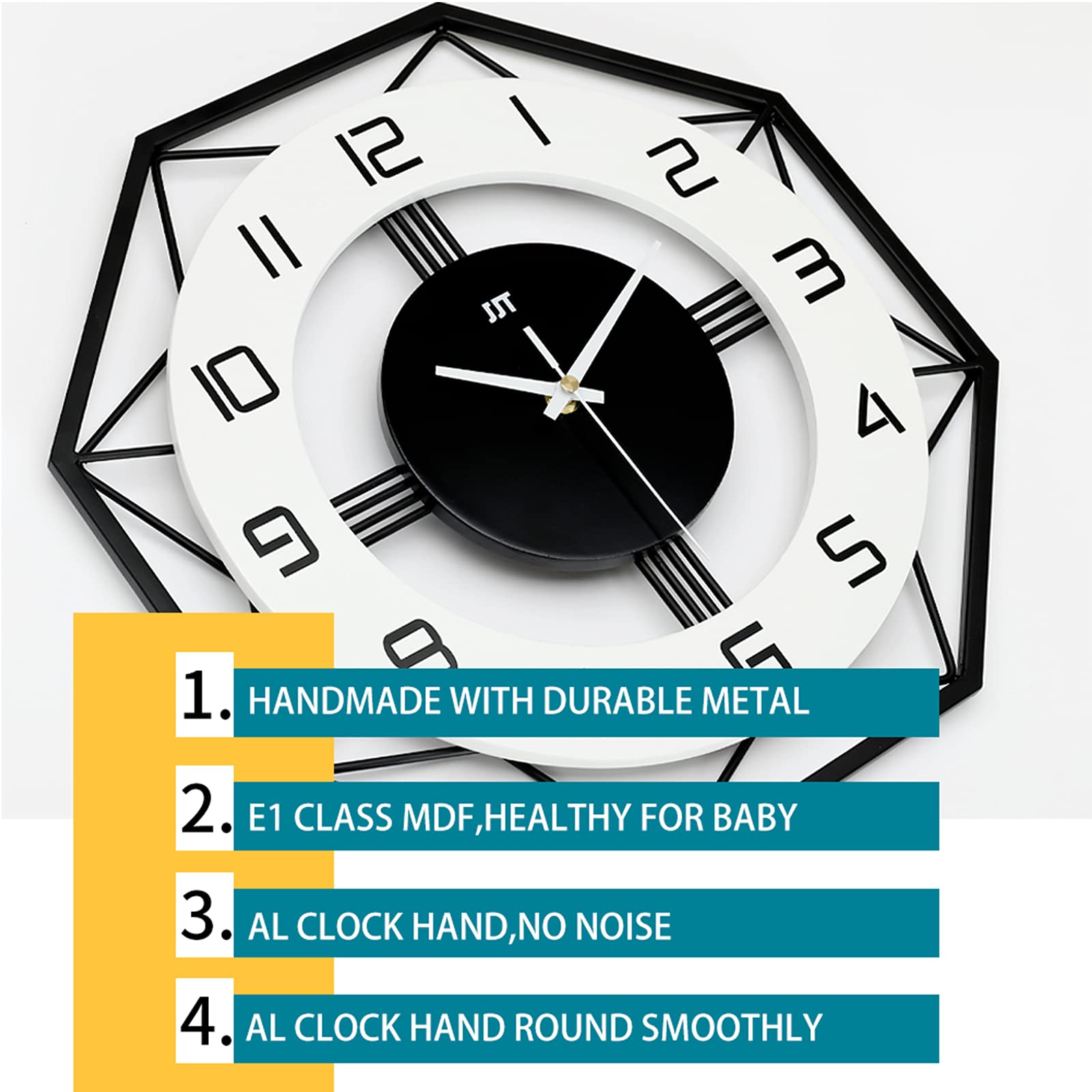 Large Big Wall Clocks for Living Room Decor