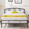 14 inch Queen Bed Frame Metal Platform Mattress Foundation with headboard Footboard