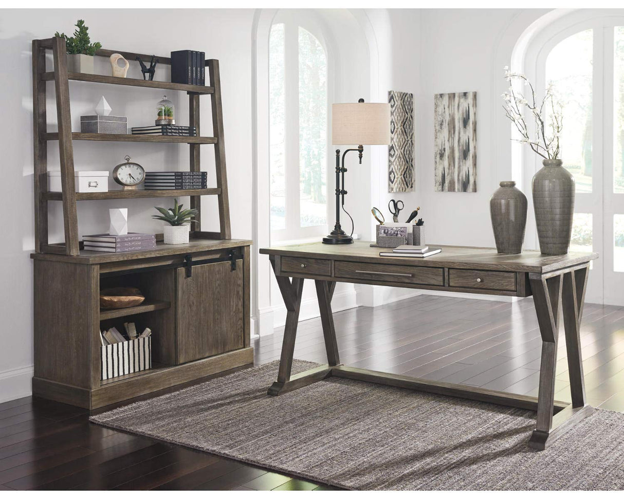 Luxenford Rustic Farmhouse 60" Home Office Desk