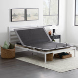 Cassidy Metal Platform Bed Frame with Metal Headboard - Box Spring Not Required