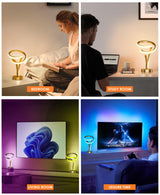 10 Light Modes Modern Spiral RGB Table Lamp