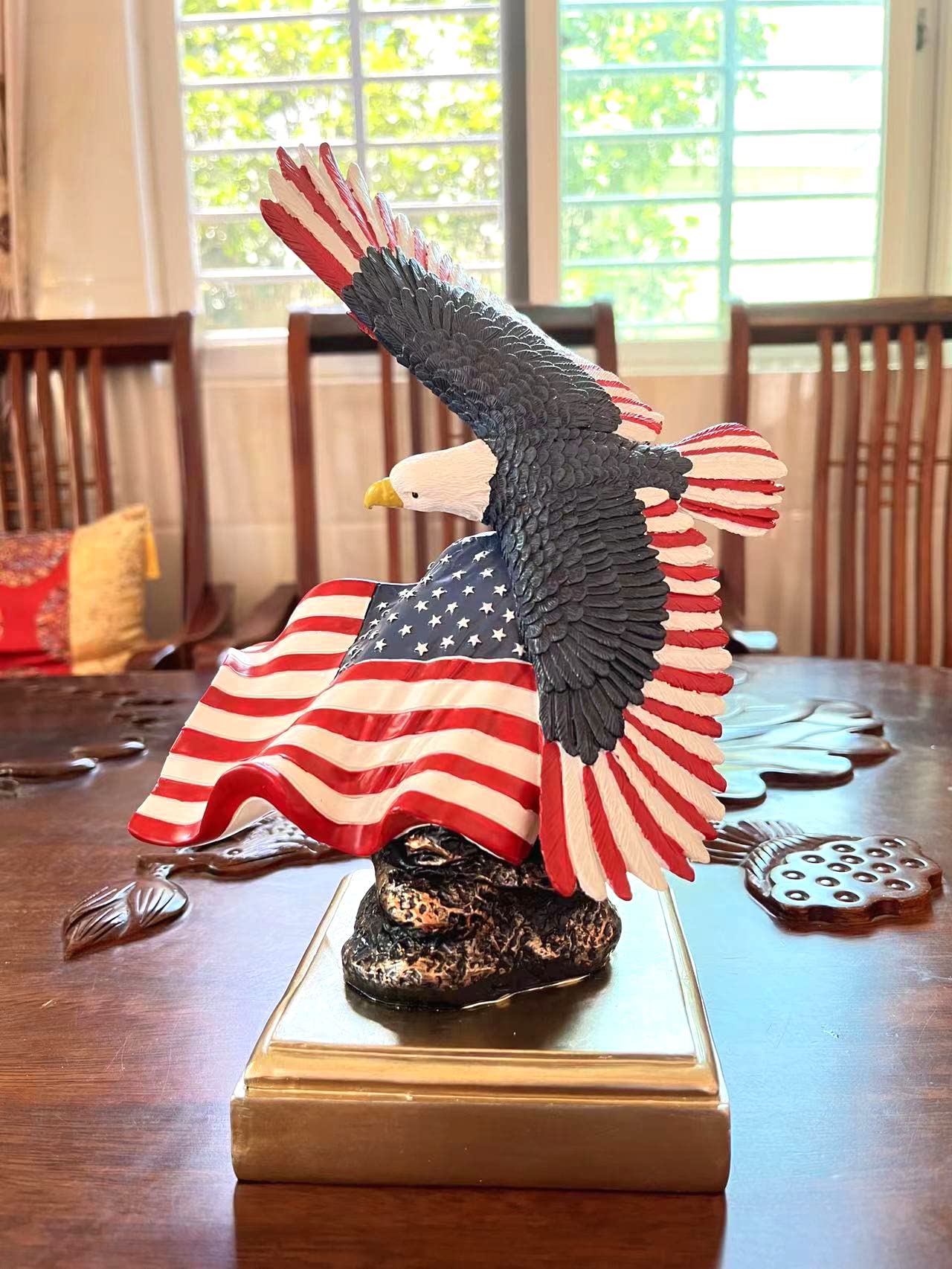 Eagle Statue Home Decoration Collectible Figurines - Office, Garden