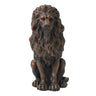 Magnesium Oxide, Fibre Glass GH20387 Guardian Standing Lion Outdoor Statue