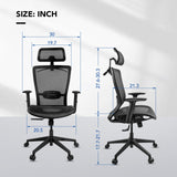 Ergonomic Office Chair High Back Mesh Swivel Computer