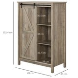 Sideboard Sideboard Dresser 2 Shelves Door with Frame