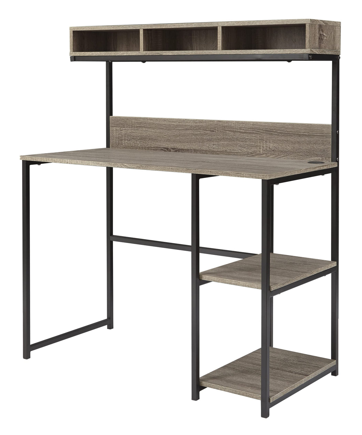 Daylicrew Urban Industrial 42" Home Office Desk & Hutch