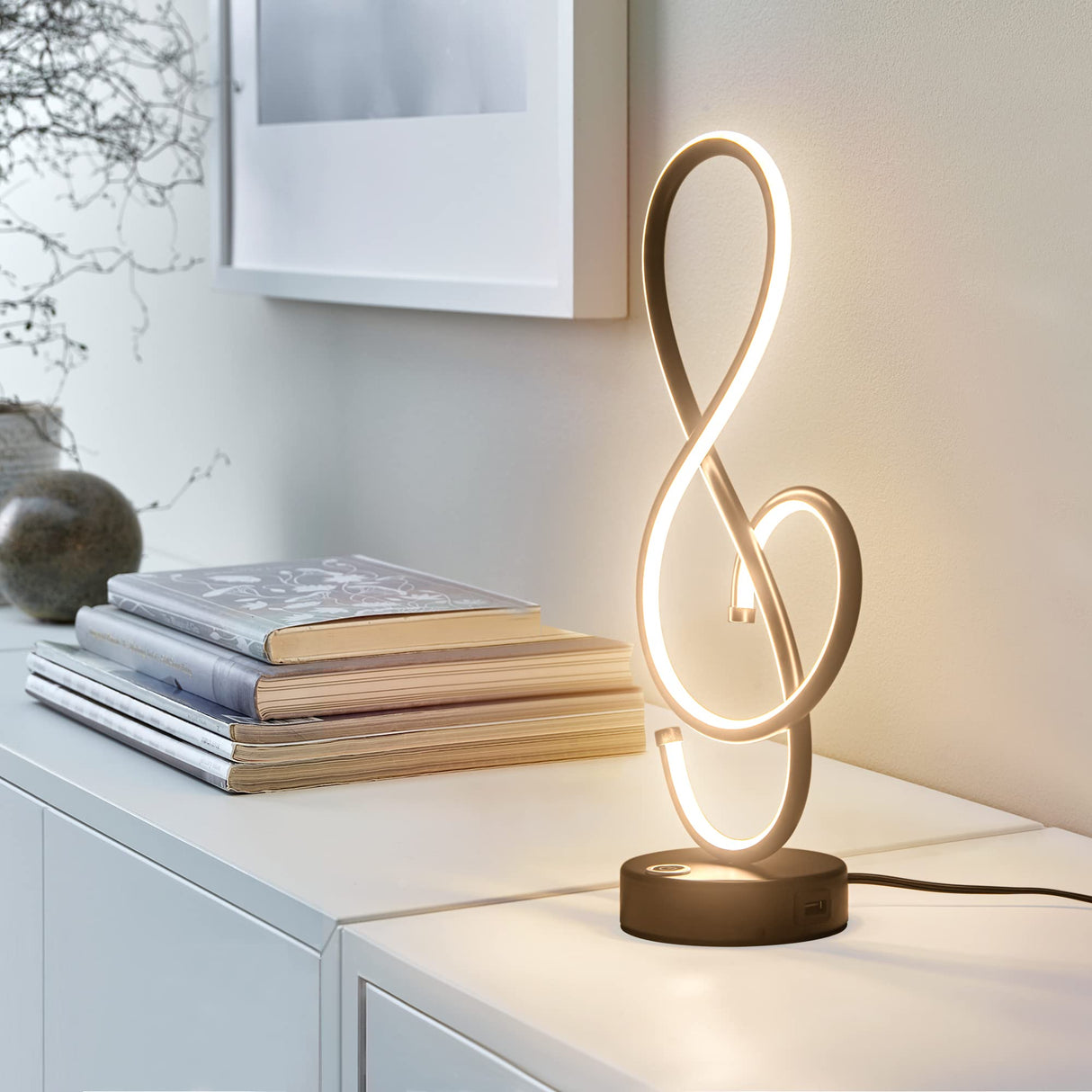 Modern Table Lamp, LED Bedside lamp