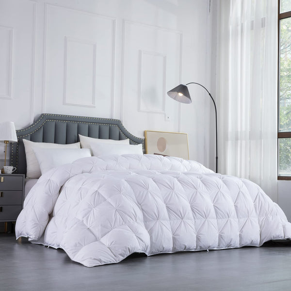 Oversized King Goose Feather and Down Comforter