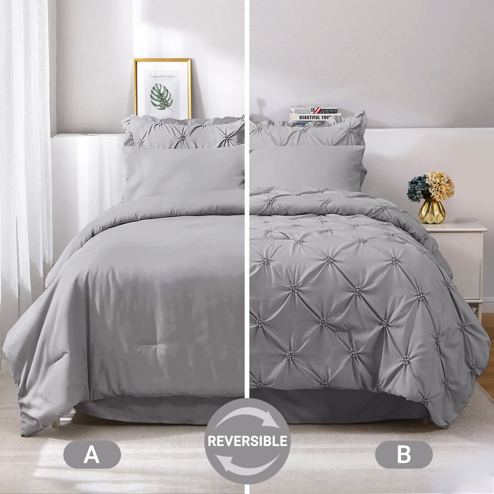 Queen Comforter Set 7 Pieces