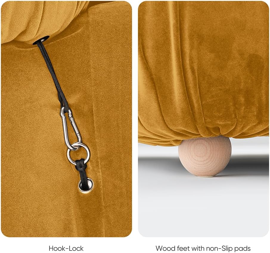 Sectional Couches for Living Room, Sectional Sofa Couch, Soft and Comfy Cloud Sofas, Modern Floor Sofa Furniture Sets