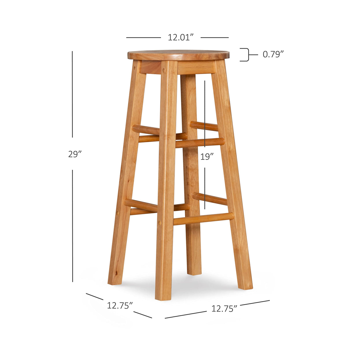 29-Inch Barstool With Round Seat