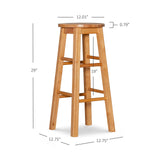 29-Inch Barstool With Round Seat