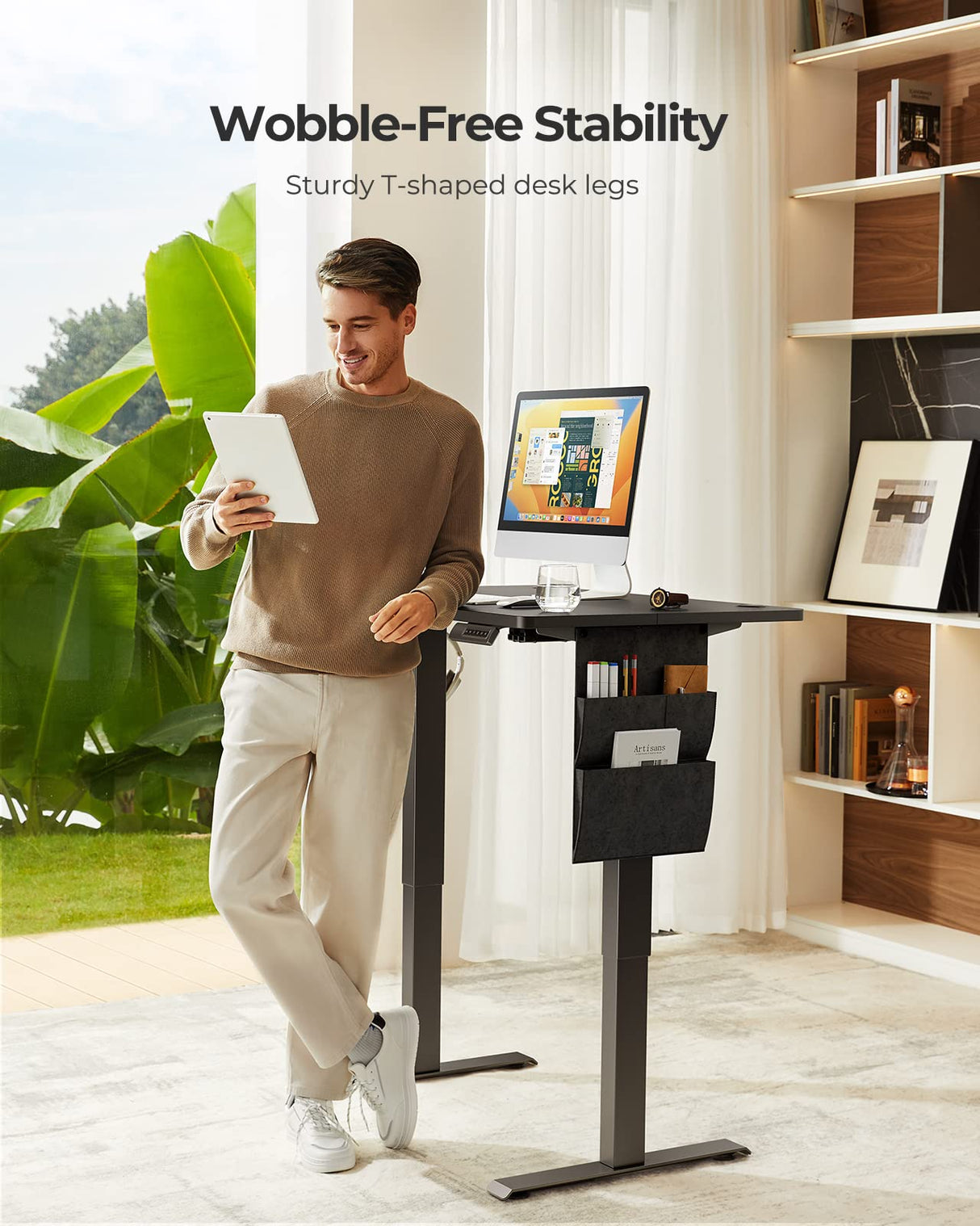 Standing Desk Adjustable Height 55x24 Inch