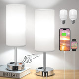 Touch Lamps for Bedrooms Set of 2 Bedside