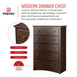 Fremont Superior 5-Drawer Chest for Bedroom - Spacious and Stylish Chest of Drawers