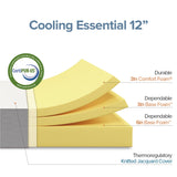 12 Inch Cooling Essential Foam Mattress