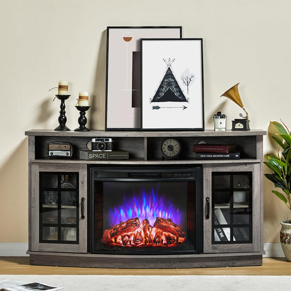 Electric Fireplace  Media Entertainment Center