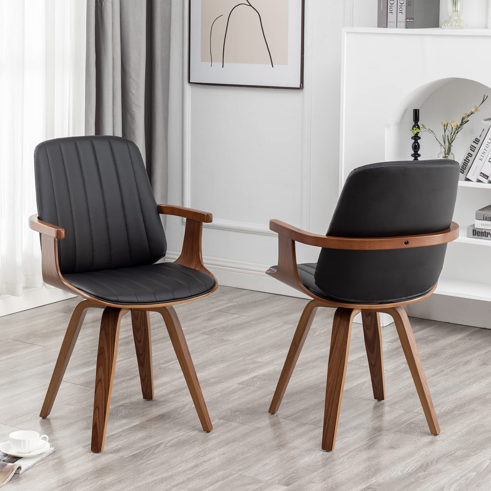 Dining Chairs Set of 2, Mid Century Modern Dining Room Chairs