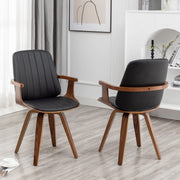 Dining Chairs Set of 2, Mid Century Modern Dining Room Chairs