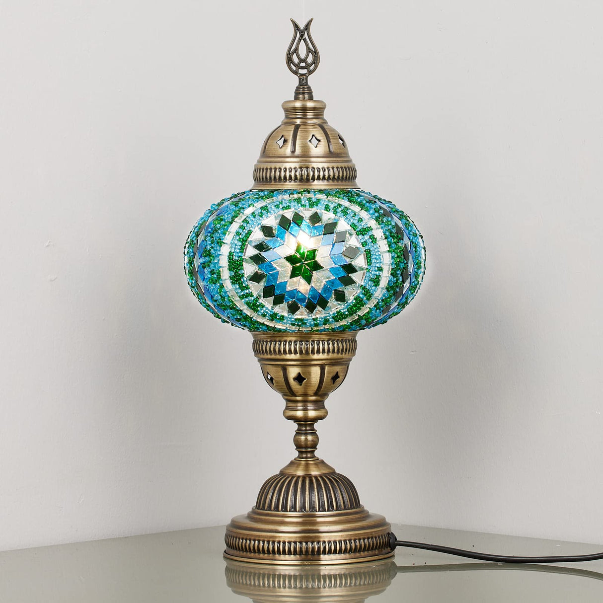 Turkish Moroccan Mosaic Table Bedside Night Lamp