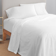600 Thread Count Cotton Rich Queen Size Sheets Set White