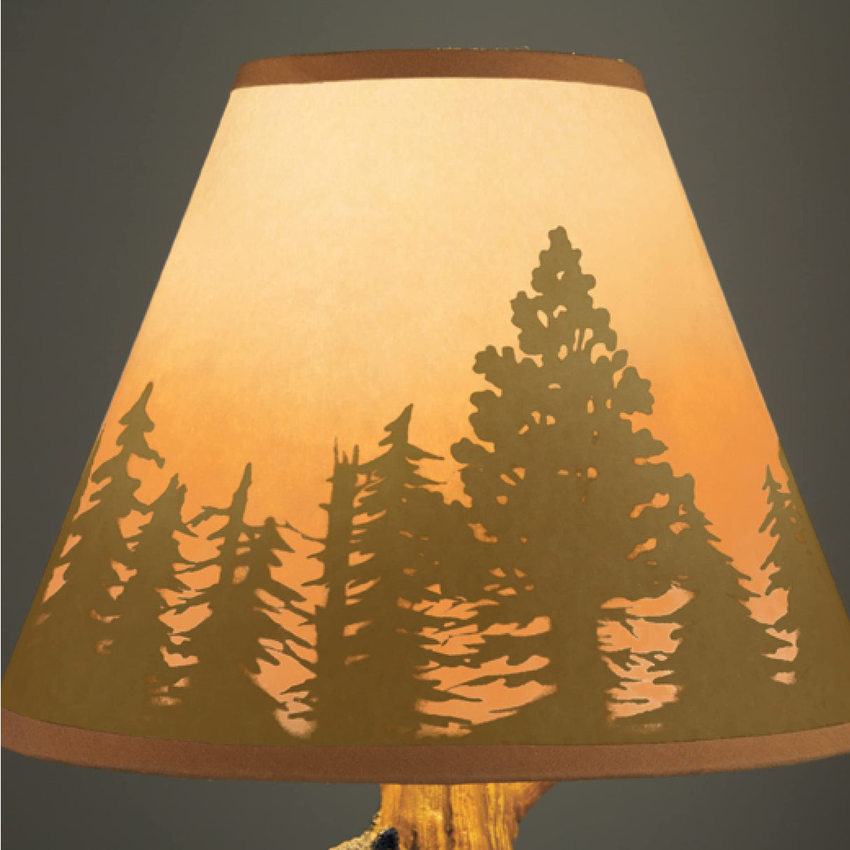 Rustic Climbing Bear Family Northwoods Lamp