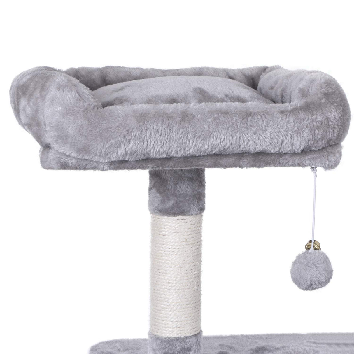 Cat Tree with Sisal Scratching Posts Perch House Hammock Tunnel, Cat Tower Cat Condo