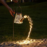 Solar Lights Decorations ,Watering Can Landscape Light Hanging Lantern