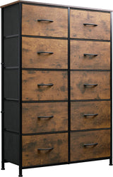 Tall Dresser for Bedroom with 10 Drawers Chest of Drawers