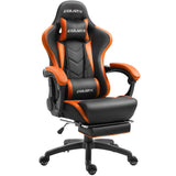 Gaming Chair Ergonomic Racing Style Recliner with Massage Lumbar Support, Office Armchair for Computer PU Leather E-Sports Gamer Chairs