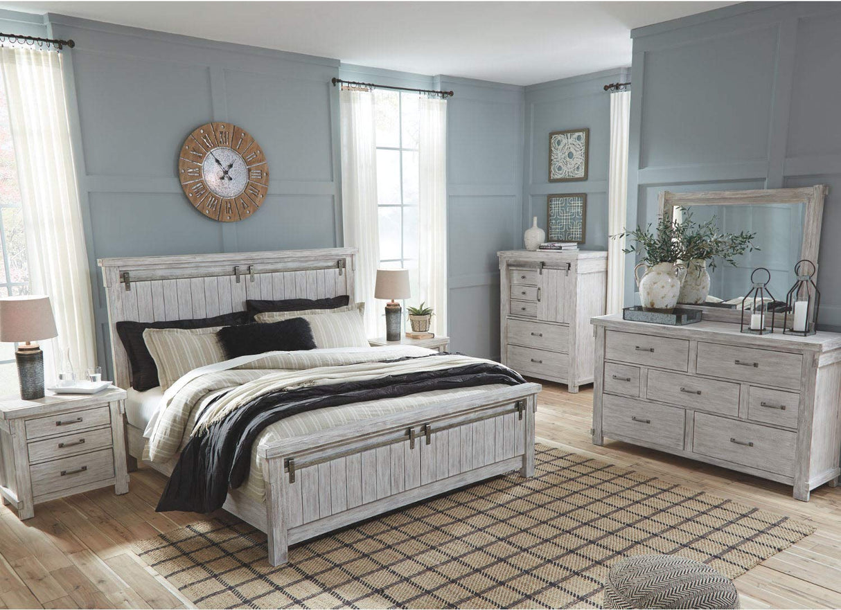 Brashland Farmhouse 7 Drawer Dresser with Dovetail Construction