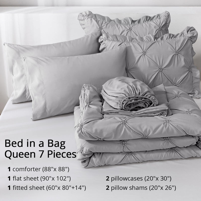 Queen Comforter Set 7 Pieces