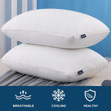 Standard Pillows Shredded Memory Foam Set of Standard Size