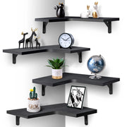 Floating Corner Shelves for Wall Décor Storage