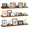 47 Inch Long Floating Shelves for Wall, Rustic Picture Ledge Large Shelf for Living Room