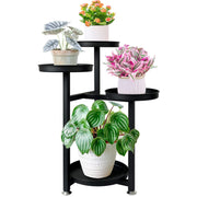 Verdura Staggered Plant Stand – 3 Tier Wooden Display