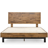 Tricia Wood Platform Bed Frame with Adjustable Headboard