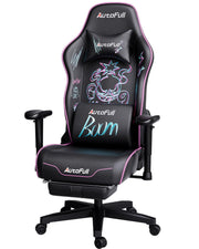 C3 Gaming Chair Office Chair with Ergonomic Wingless Cushion PU Leather Racing Style