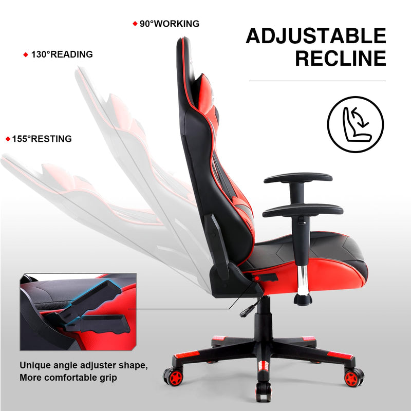 Gaming Chair Racing Office Computer Ergonomic Video Game Chair Backrest and Seat