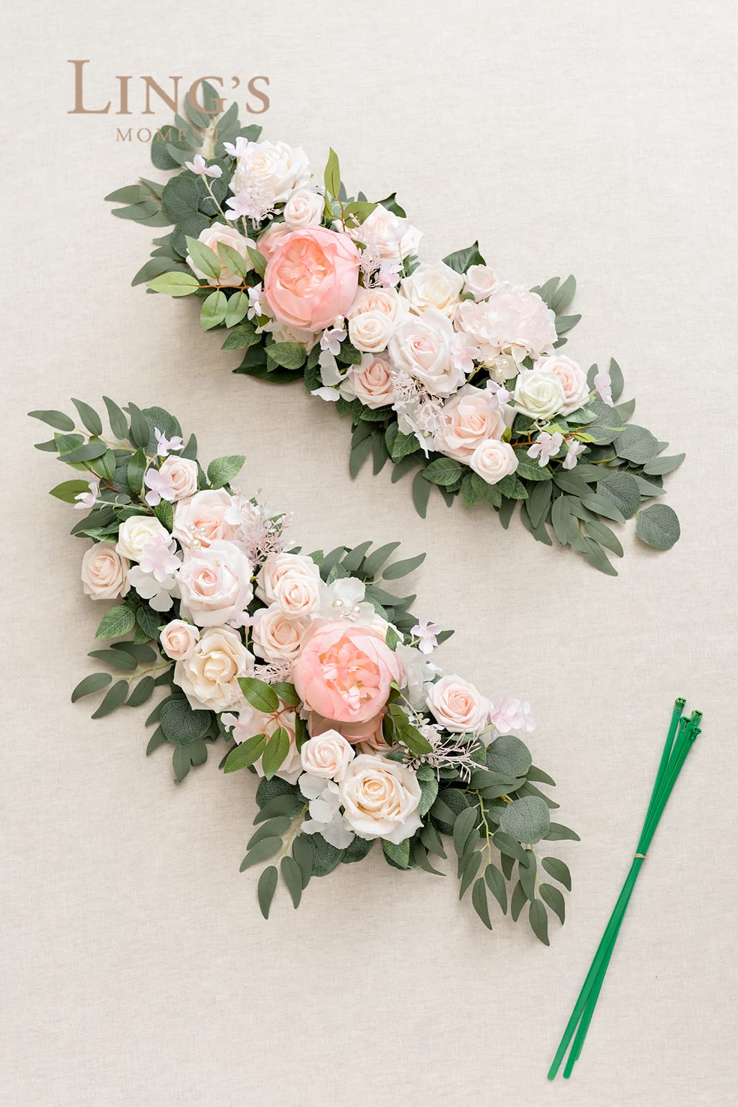 Artificial Wedding Arch Floral Arrangements 2pcs for Ceremony