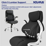 Posture Ergonomic PU Leather Office Chair