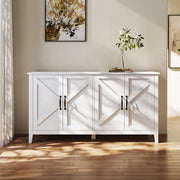 Wood Buffet Sideboard Server Storage Cabinet Console Table